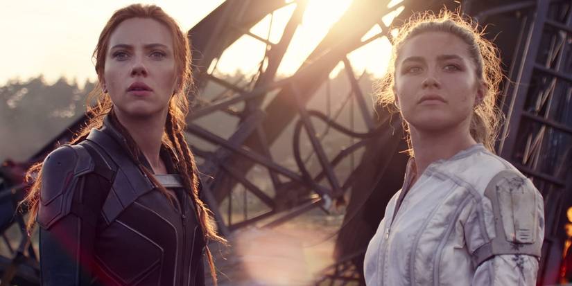 Scarlett Johansson and Florence Pugh in Black Widow