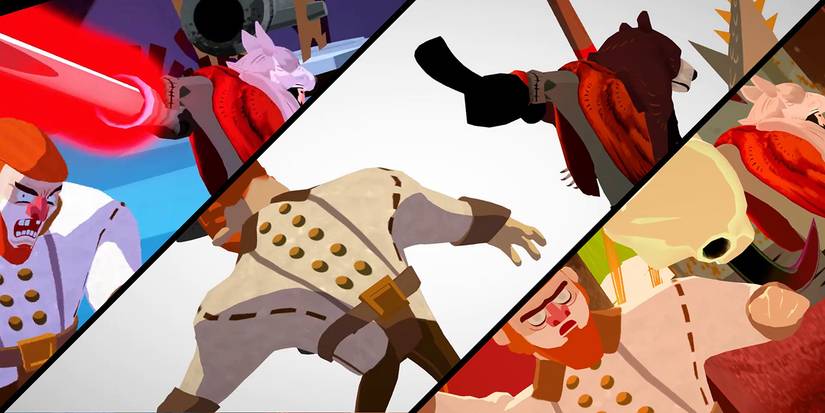 Bloodroots - 3-Image Collage Of Bladed Weapon Finishers