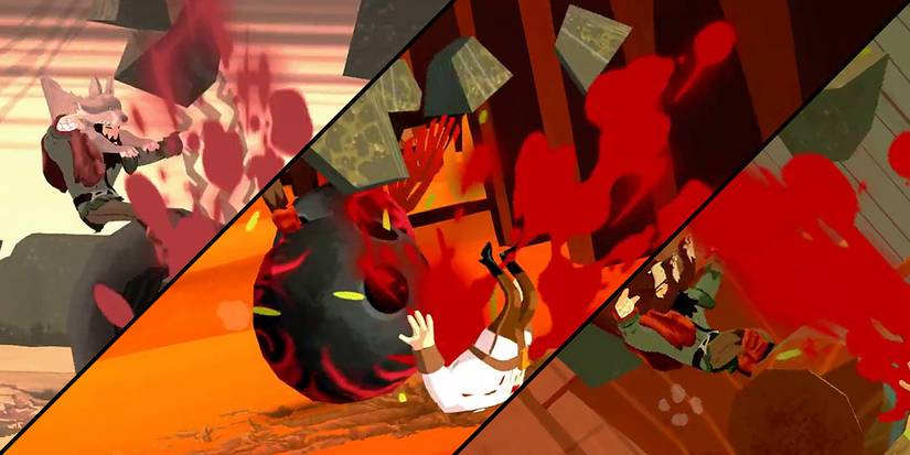 Bloodroots - 3-Image Collage Of Ride-able Weapon Finishers