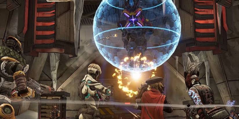 Borderlands 3 Vault Hunters Face off against the arms race boss