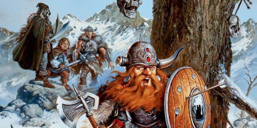 Bruenor Battlehammer Blocking An Arrow