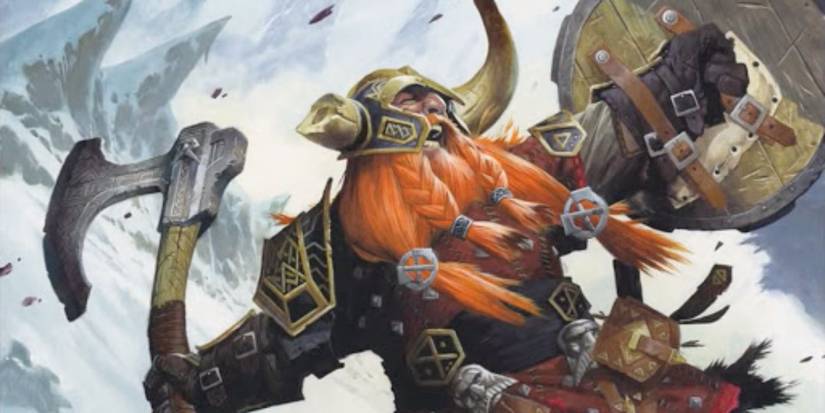 Bruenor Battlehammer In The Snow