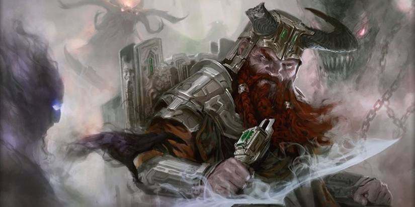 Bruenor Battlehammer Surrounded By Enemies