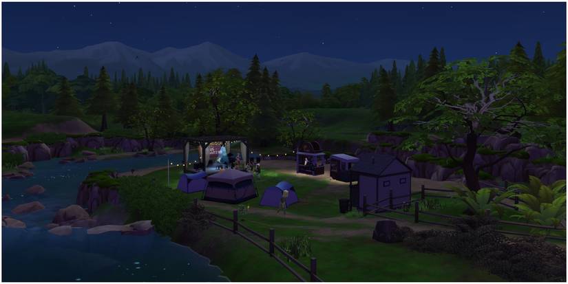The venue for Sims Sessions Event rustic forest at peninsula