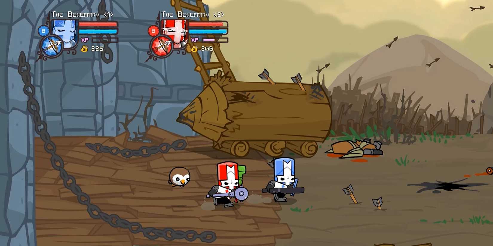 Troll Farming in Castle Crashers