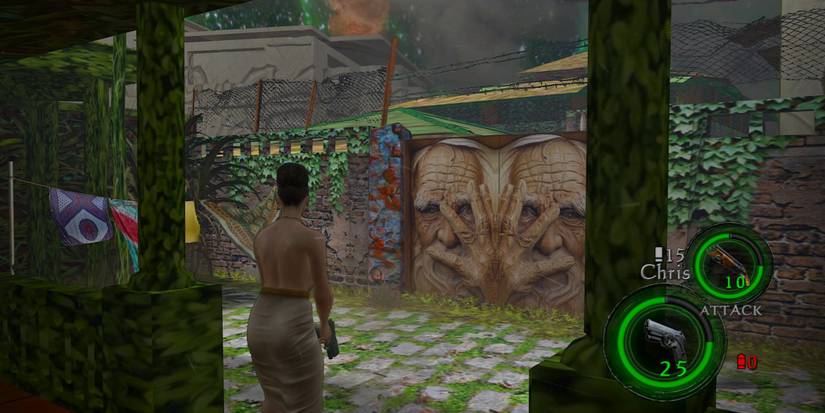 Sheva in modded Resident Evil 5 street