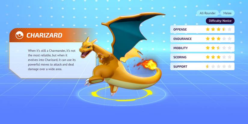 Charizard in Pokemon Unite