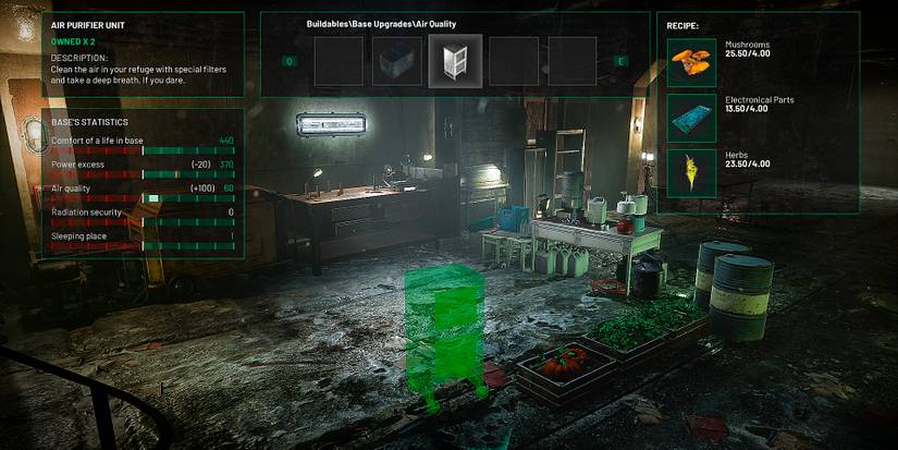 Chernobylite Base Crafting