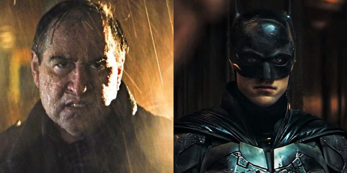 Colin Farrell as Penguin and Robert Pattinson as The Batman