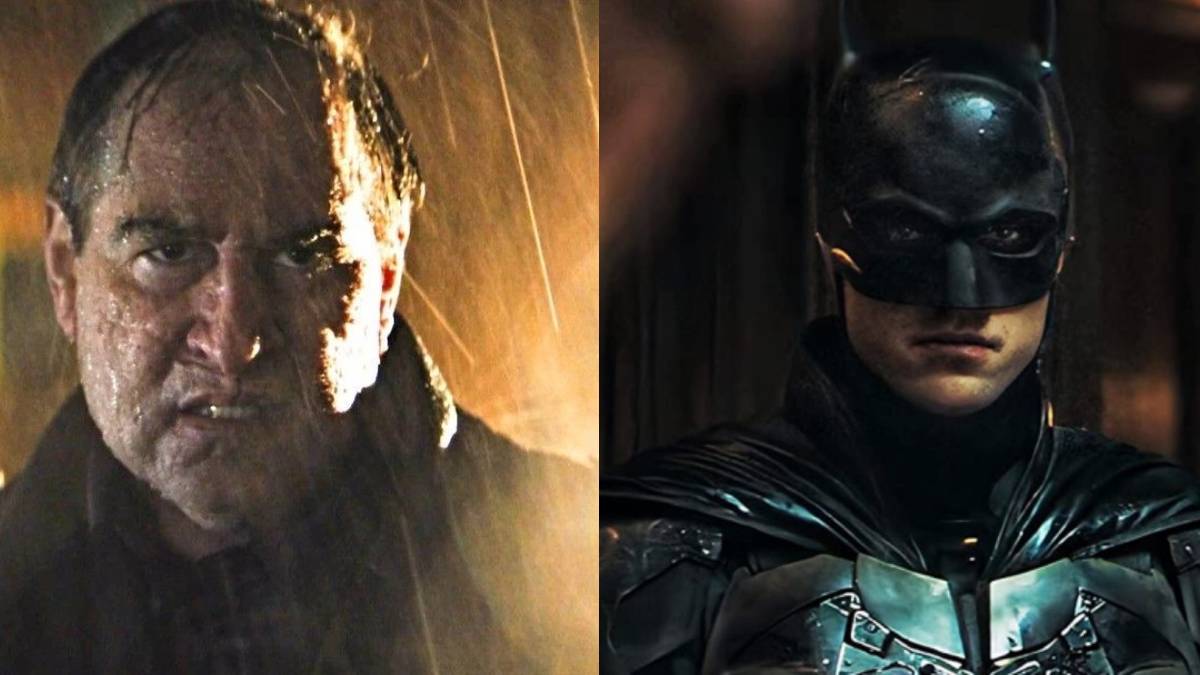 Colin Farrell as Penguin and Robert Pattinson as The Batman