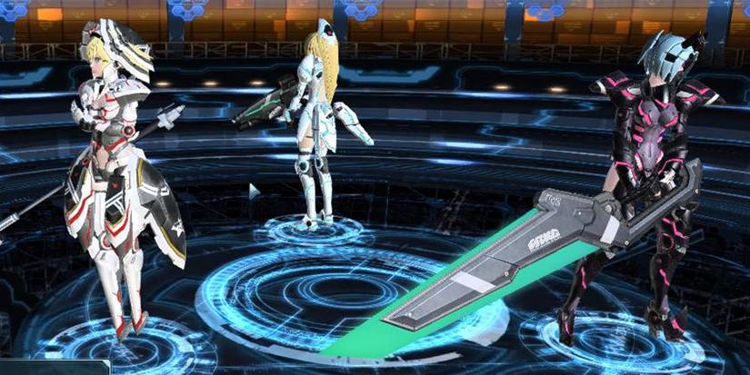 Character selection screen with many characters