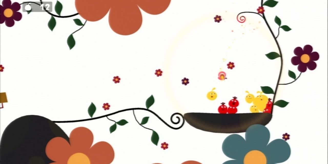 A PS3 screnshot of LocoRoco Cocoreccho!