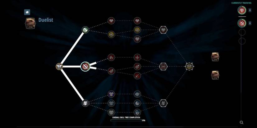 Crowfall character skill select screen