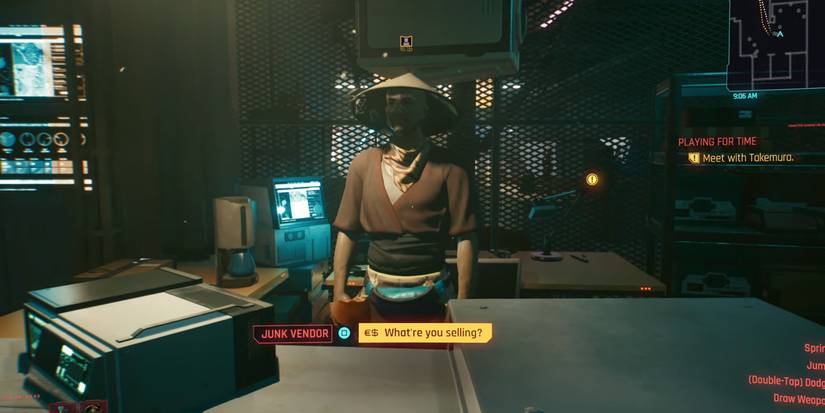 Cyberpunk 2077 Street Vendor