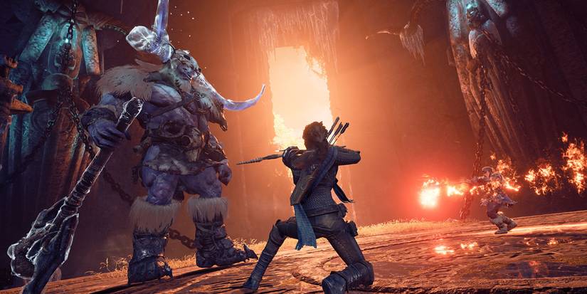 D&D Dark Alliance Catti Brie Fighting