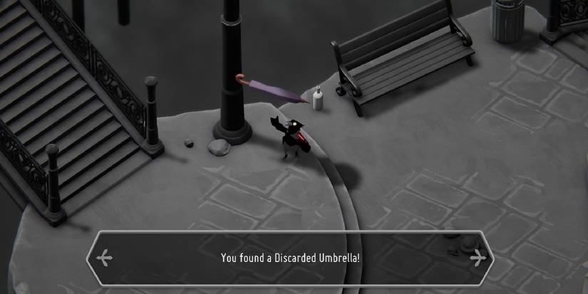 Death's Door - Finding The Discarded Umbrella In The Hub Area