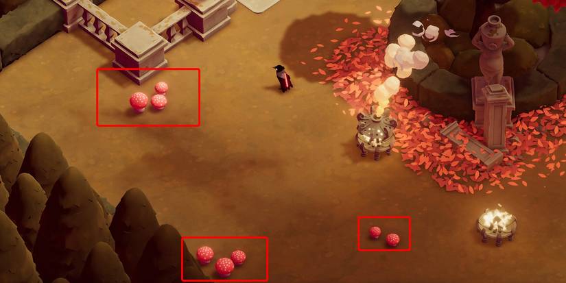 Death's Door - Highlighting Some Breakables In The First Area Of The Witch's Manor