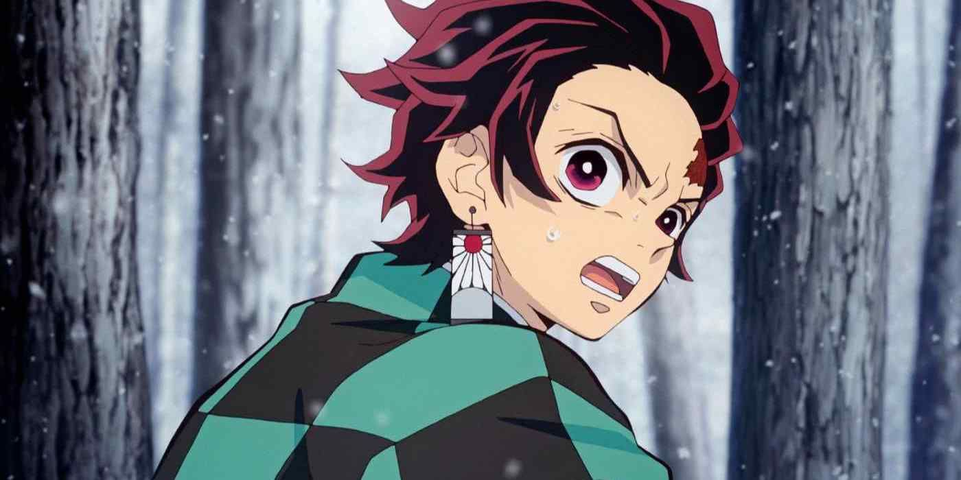Mad Tanjiro in forest Demon Slayer