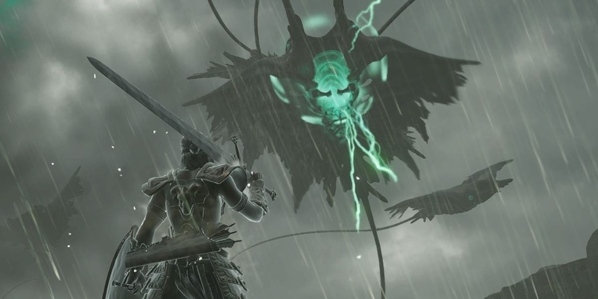 Người chơi Demon's Souls bên dưới Storm King Boss