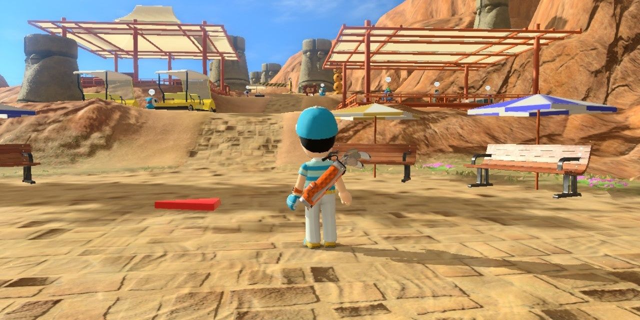 The desert in Mario Golf: Super Rush