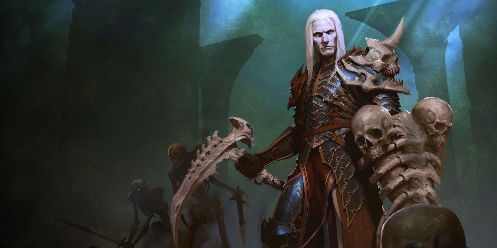Artwork for the expansion packs in Diablo III