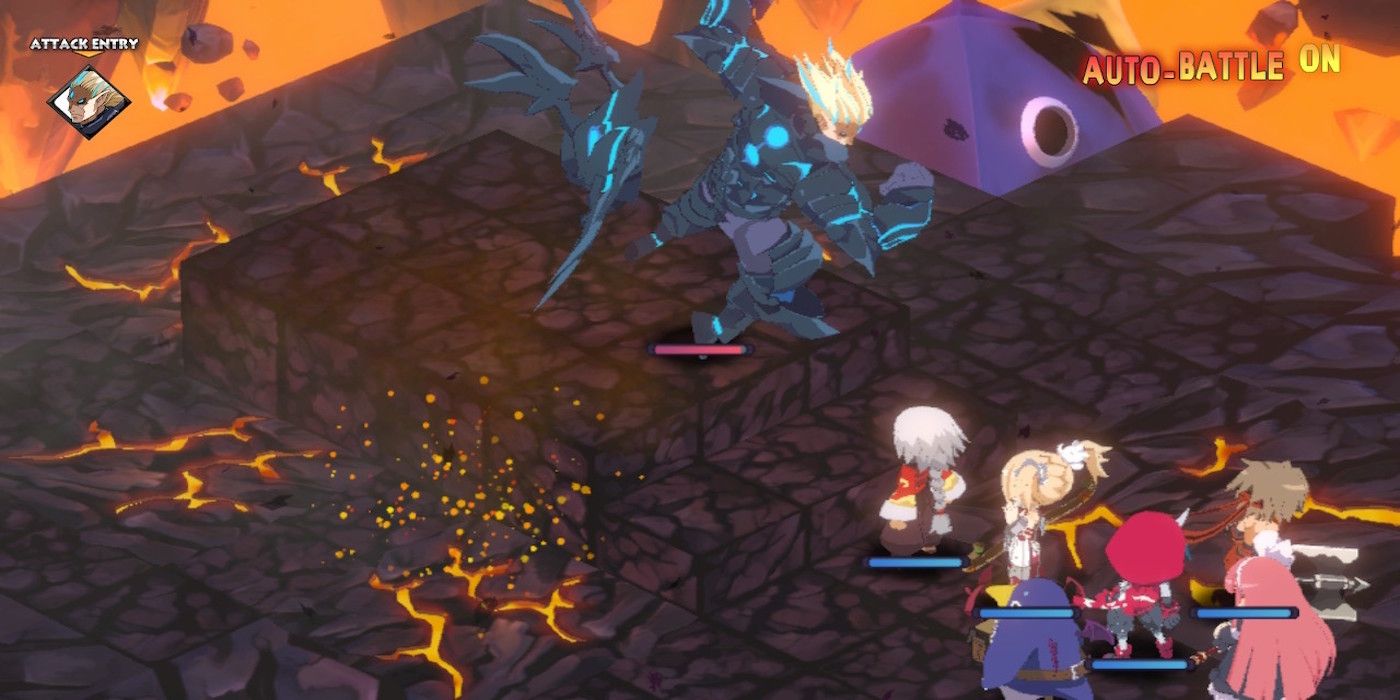 fighting enemies in Disgaea 6