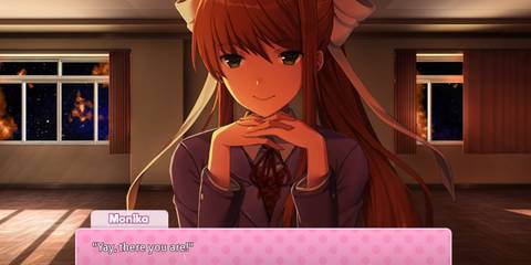 Monika from Doki Doki Literature Club