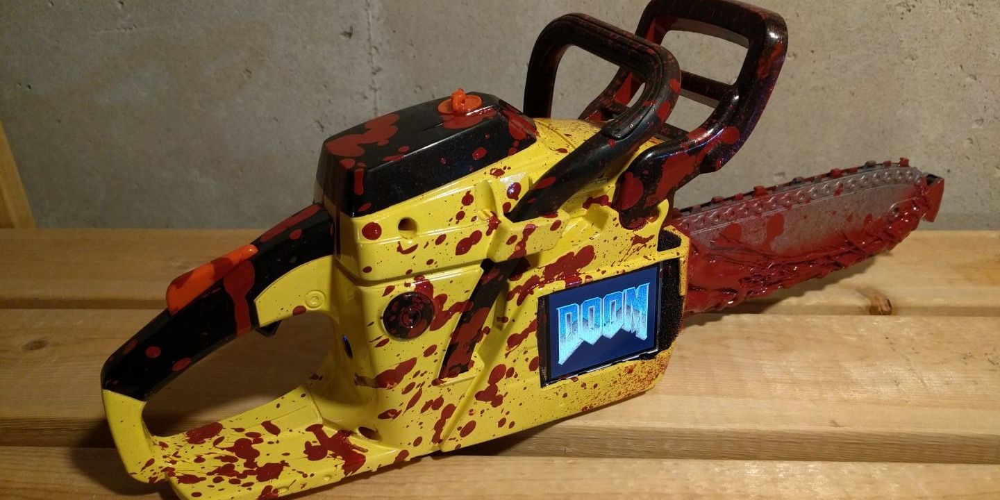 Doom on a chainsaw