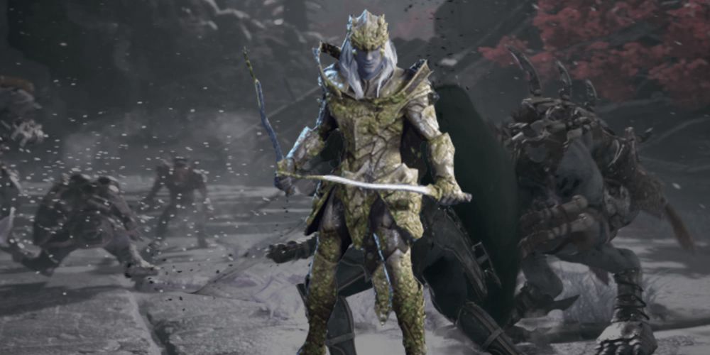 Drizzt wearing the full set accompanying the Acid Resistance Scimitar 2