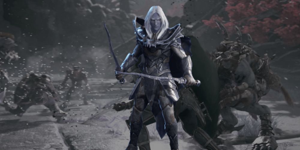 Drizzt wearing the full set accompanying the Remorhaz Brotherhood Scimitar 2