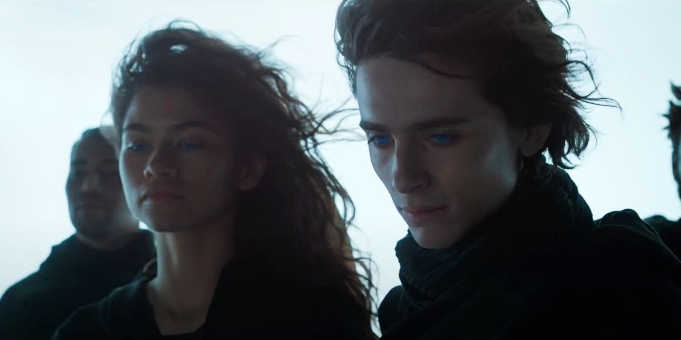 Zendaya and Timothée Chalamet in Dune trailer