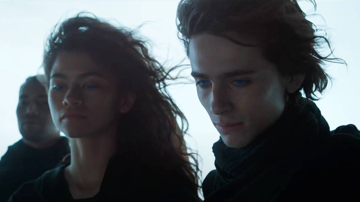 Zendaya and Timothée Chalamet in Dune trailer