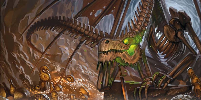 A Dracolich In Its Den