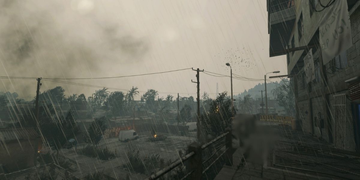 Dying Light Dynamic Weather mod city walk with rain