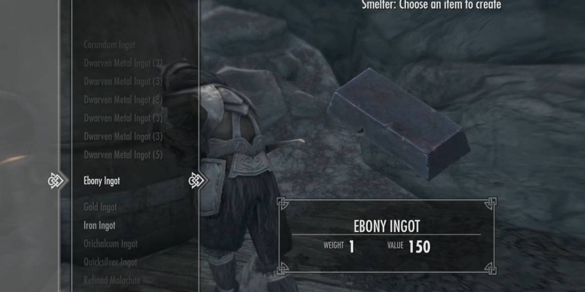 Skyrim: How To Get An Ebony Ingot Skyrim: How To Get An Ebony Ingot