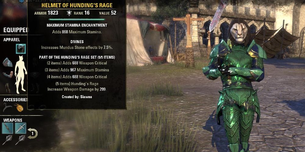 Elder Scrolls Online Armor Sets Hunding&#8217;s Rage