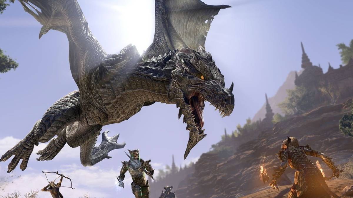 Elder Scrolls Online Dragon MMORPG