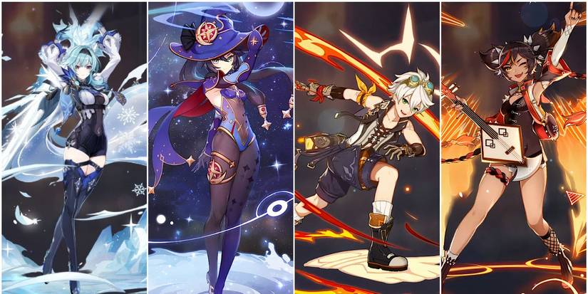 Eula - Mona - Bennett - Xinyan (C4) in genshin impact (1)