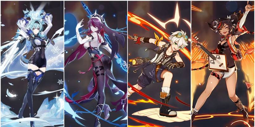 Eula - Rosaria - Bennett - Xinyan (C4) in genshin impact (1)