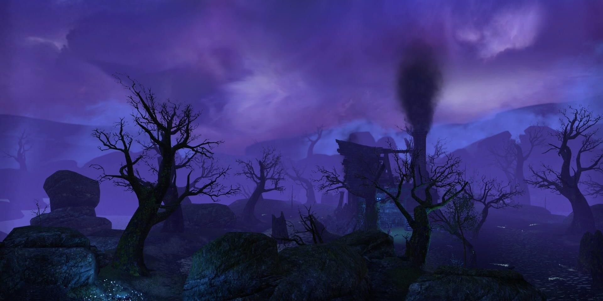 The Evergloam Oblivion Realm From The Elder Scrolls Online