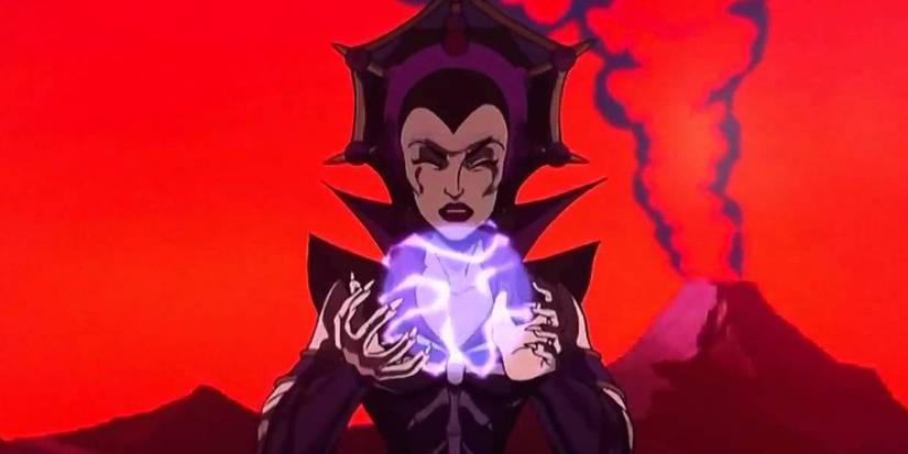 Evil-Lyn casting a spell