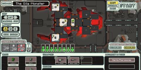 FTL Faster Than Light Mantis Cruiser