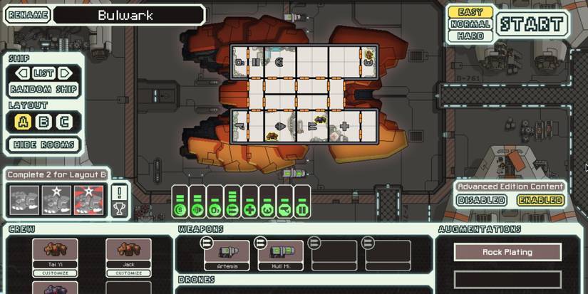 FTL Faster Than Light Rock Cruiser