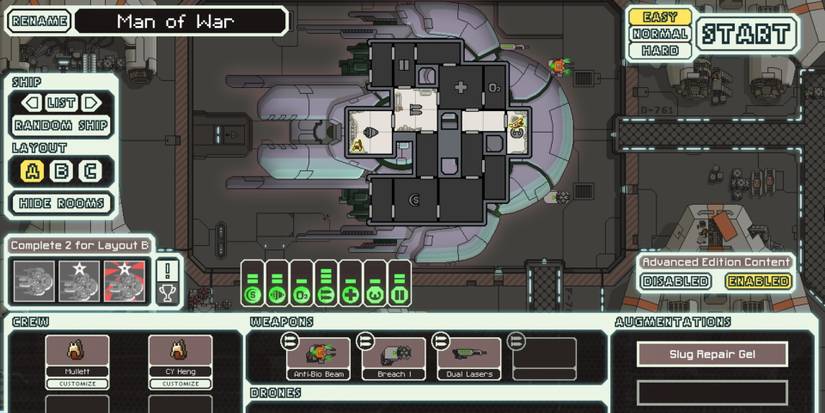 FTL Faster Than Light Slug Cruiser