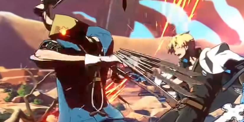 Faust dishing out a Command Normal - Faust Guilty Gear Strive Guide