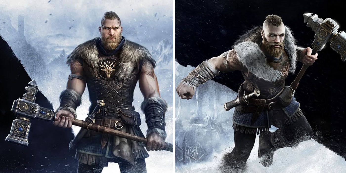 two side-by-side images of Wulfgar