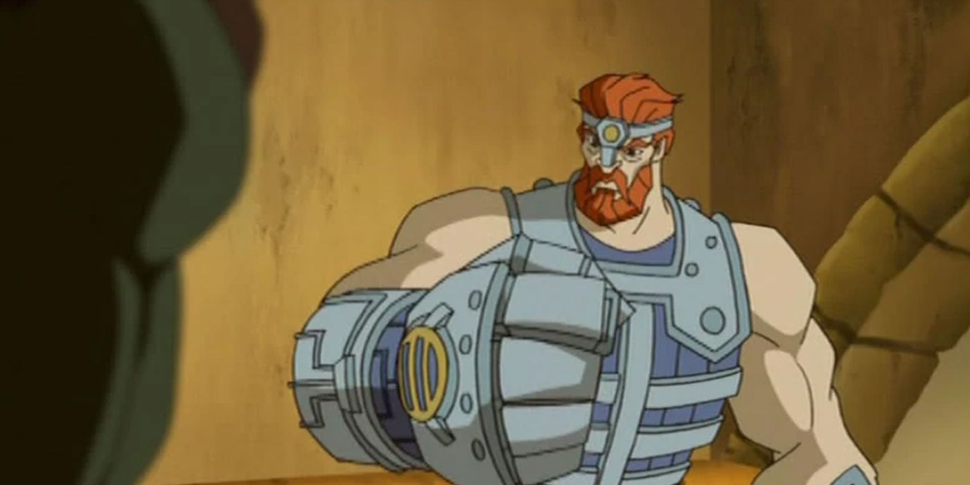 Fisto wearing his new gauntlet
