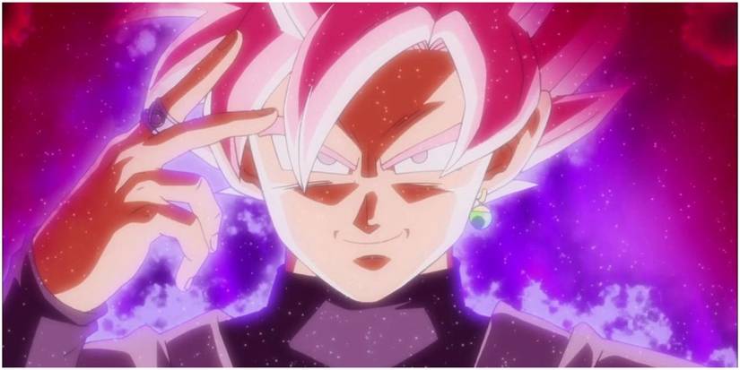 Goku Black Dragon Ball Pink hair