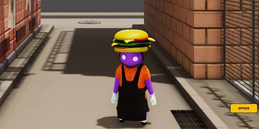 Gang Beasts Burger Hat