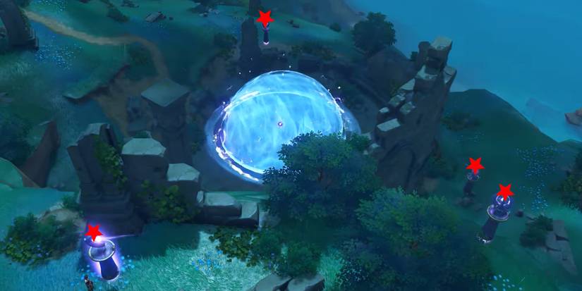 Finding the missing pieces of the Wards in Genshin Impact